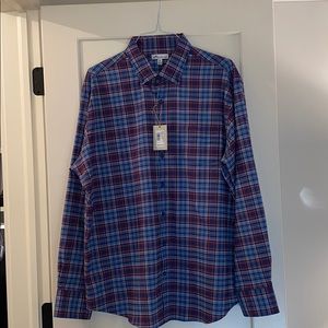 Peter Millar button down/flannel, never worn, NWT